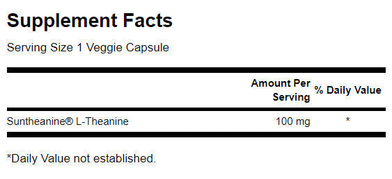 Suntheanine L-Theanine 100 mg - 60 kapszula
