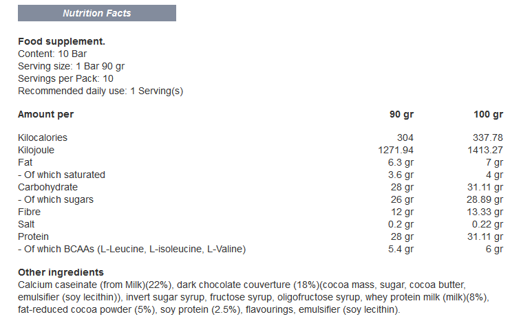 Super Mass Gainer rúd - 90 gramm