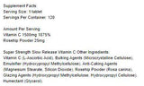 Super Strength Slow Release C vitamin 1500 mg - 120 tabletta