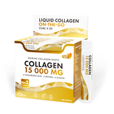 Fish Collagen 15,000 mg with Retinol, Elastin and Hyaluronic Acid - 20 x 25 ml - Nutra Best Europe
