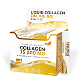 Fish Collagen 15,000 mg with Retinol, Elastin and Hyaluronic Acid - 30 x 25 ml - Nutra Best Europe