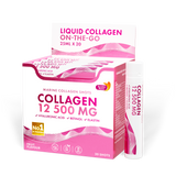 Fish Collagen 12,500 mg with Retinol, Elastin and Hyaluronic Acid - 20 x 25 ml - Nutra Best Europe