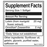 Szinergikus szem egészség lutein & Zeaxantin 22 mg - 60 gélkapszula