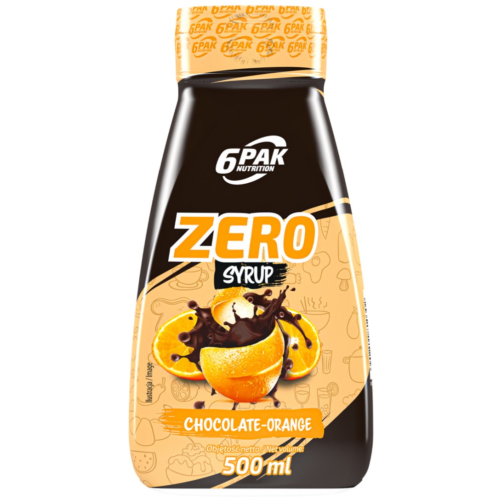 Zero szirup - csokoládé narancs - 500 ml