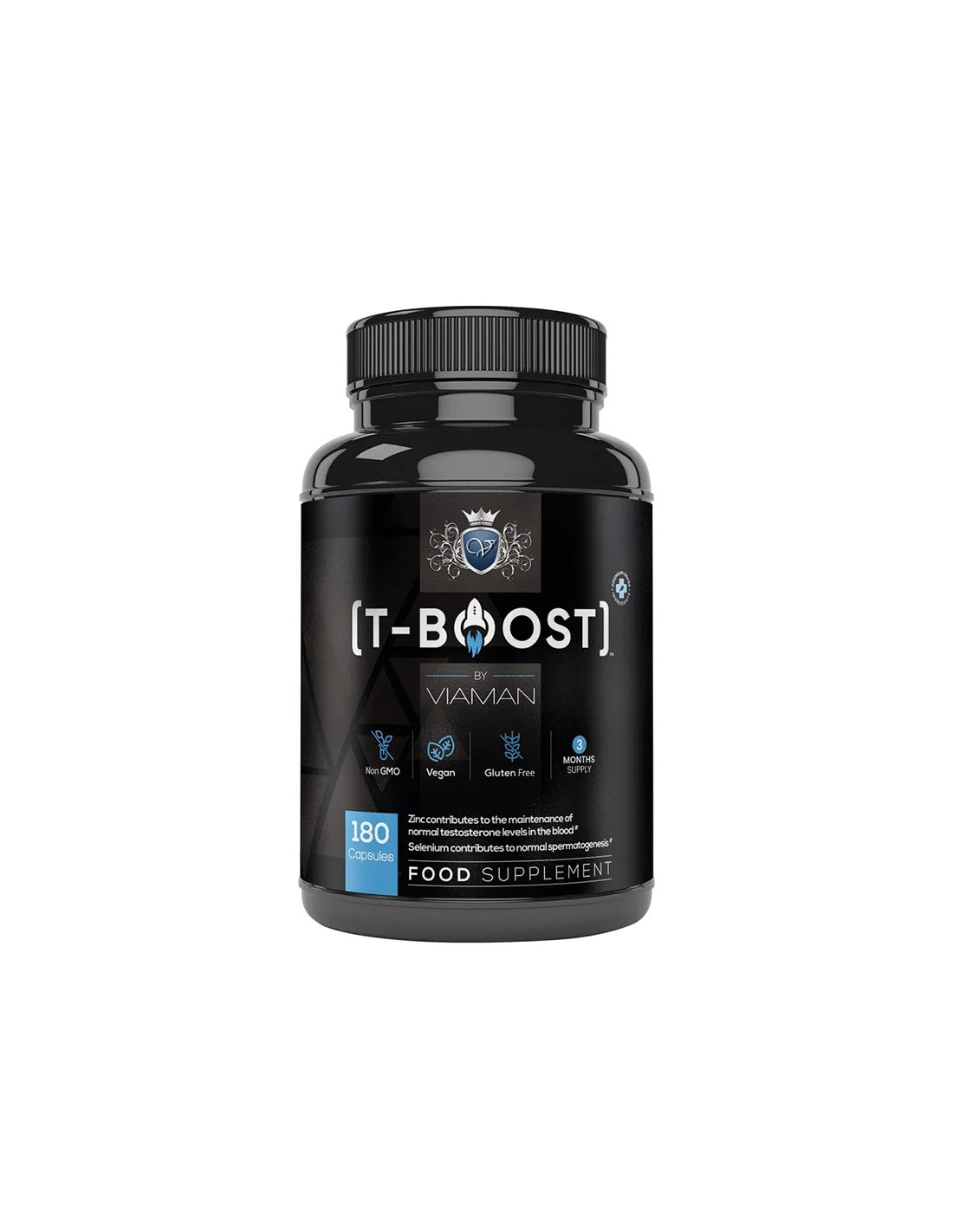 Tesztoszteron formula férfiaknak T-Boost Viaman™, 180 kapszula