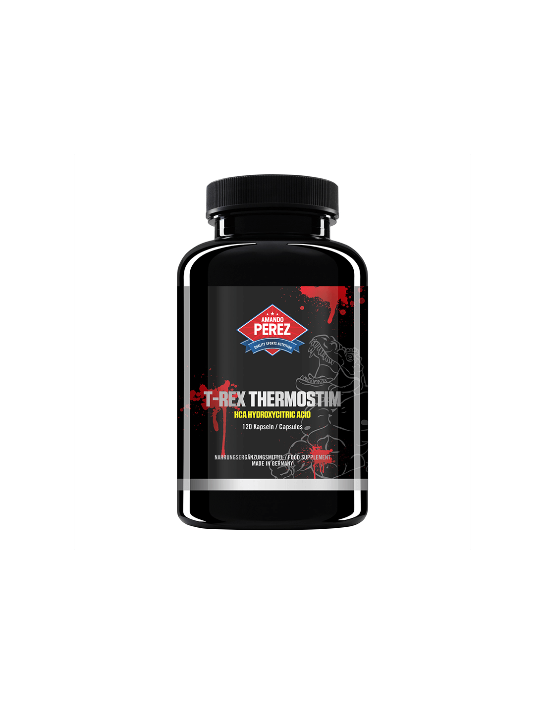 T-REX ThermoStim (HCA hidroxi-citromsav)/Természetes zsírégető formula, 120 kapszula