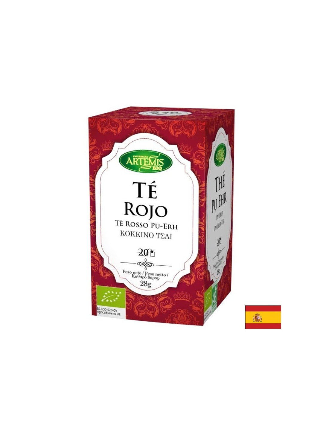 Vörös tea Bio - Te Rojo, 20 filteres zacskó