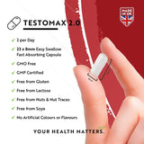TESTOMAX™ 2.0 /210 kapszula, 105 nap/ Ashwagandha KSM 66®-tal és CoQ10-zel & Maca gyökér <tc>Nutravita</tc>