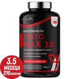 TESTOMAX™ 2.0 /210 kapszula, 105 nap/ Ashwagandha KSM 66®-tal és CoQ10-zel & Maca gyökér <tc>Nutravita</tc>