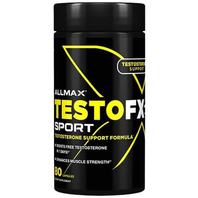 TestoFX Sport | with TribX90 + Fenugreek - 80 capsules - Nutra Best Europe