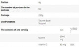Taurin Body Support - 500 gramm