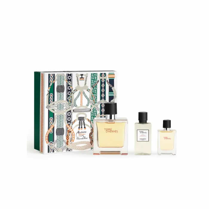 Terre D'<tc>Hermès</tc> Eau De Parfum spray 75 ml készlet 3 részes