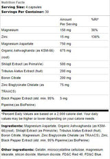 Teszttámogatás | Ashwagandhával & Shilajit - 120 kapszula