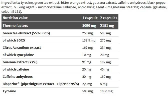 Thermo Speed ​​Extreme - 120 kapszula