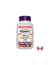 Időzített felszívódású C-vitamin - C-vitamin 1000 mg, 60 tabletta e-vitaminnal<tc>XTEND</tc>kiadás <tc>Webber Naturals</tc>