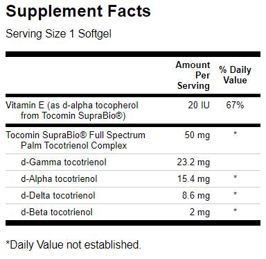 Tocomin SupraBio 60 Gel capsules - Nutra Best Europe