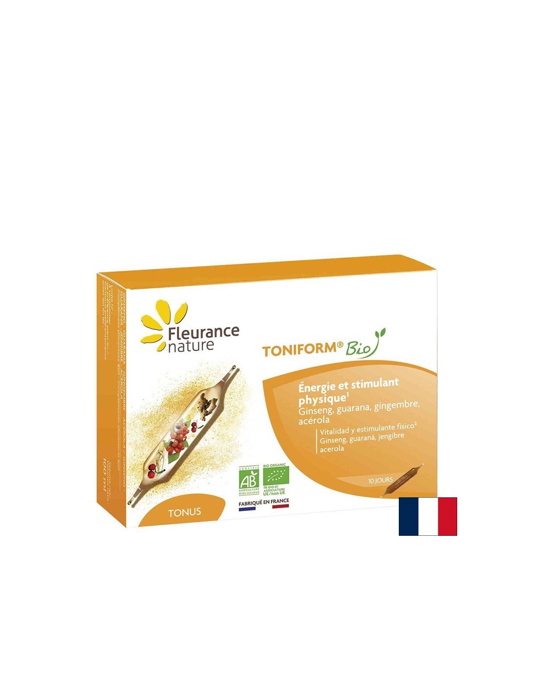 Tone and Energy - Toniform Bio, 10 ampulla Fleurance Nature iváshoz