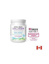 Hidrolizált marhahúskollagén hialuronsavval, glutaminnal és biotinnal - Total Body Collagen, 500 g por, gránátalma ízű <tc>Natural Factors</tc>