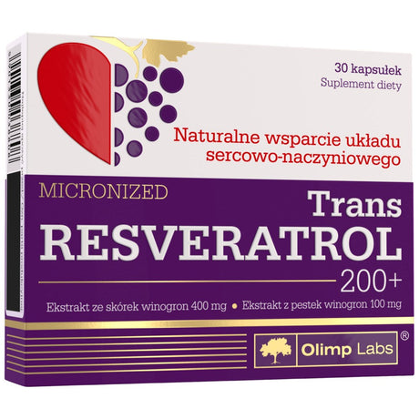 Trans Resveratrol 200+ - 30 capsules - Nutra Best Europe