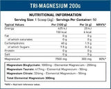 Tri-magnézium por | Biszglicinát, taurát & Citrát - 200 gramm