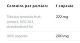 Tribulus Terrestris 90% | 200 mg szaponinok - 120 kapszula