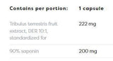 Tribulus Terrestris 90% | 200 mg szaponinok - 90 kapszula