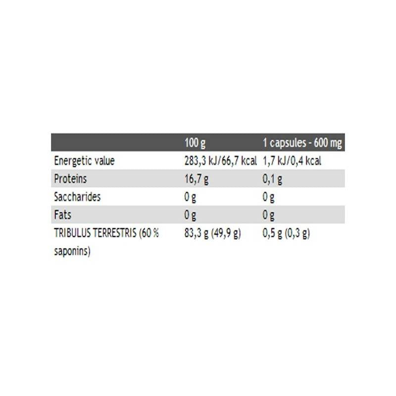 Tribulus Terrestris Turbo 500 mg | 60% szaponinok - 120 kapszula