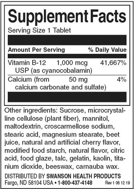 Triple Action B-12 1000 mcg - 90 tabletta