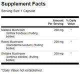 Triple Mushroom Complex 600 mg - 60 kapszula