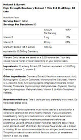 Három erősségű áfonya koncentrátum 400 mg - 60 tabletta