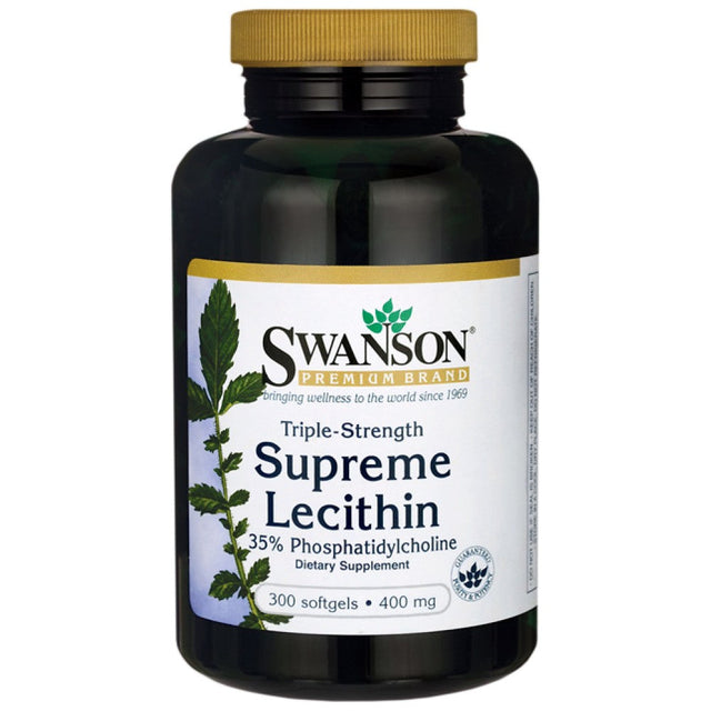 Triple Strength Supreme Lecithin 300 Gel Capsules - Nutra Best Europe