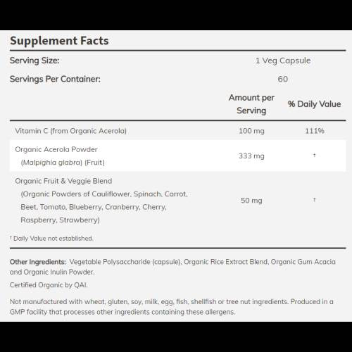 Tru-C | 100 mg Acerola C-vitamin - 60 kapszula