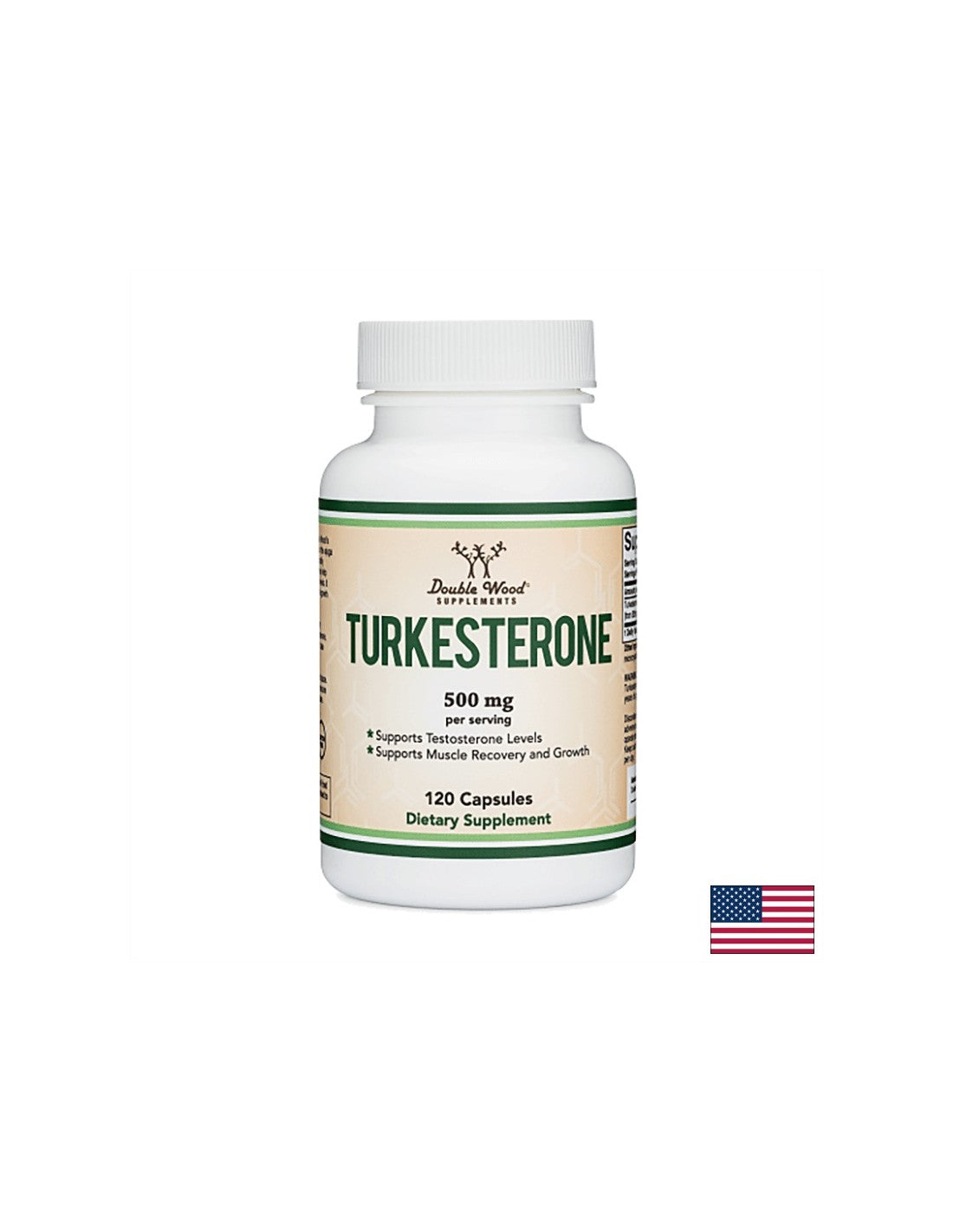 Turkeszteron, 500 mg, 120 kapszula <tc>Double Wood</tc>