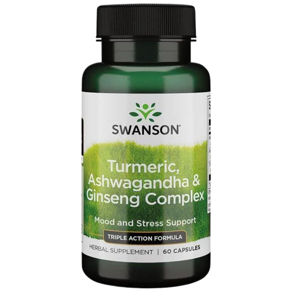 Kurkuma, Ashwagandha és Ginseng Complex 60 kapszula