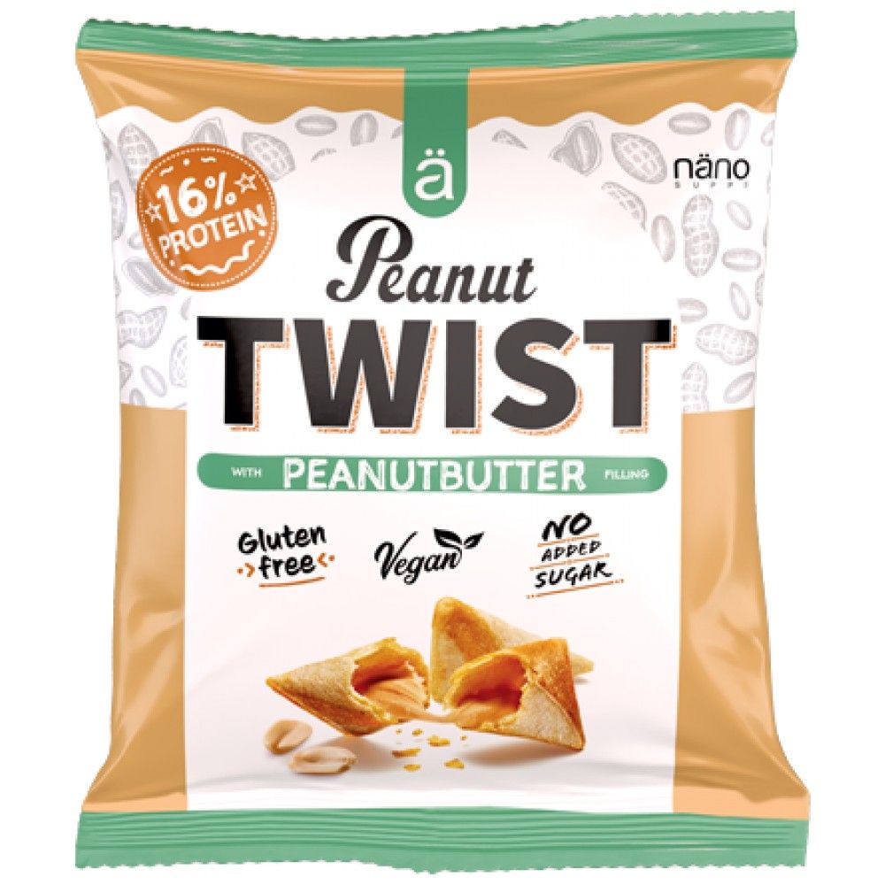 Peanut Twist | No Added Sugar - 30 grams - Nutra Best Europe