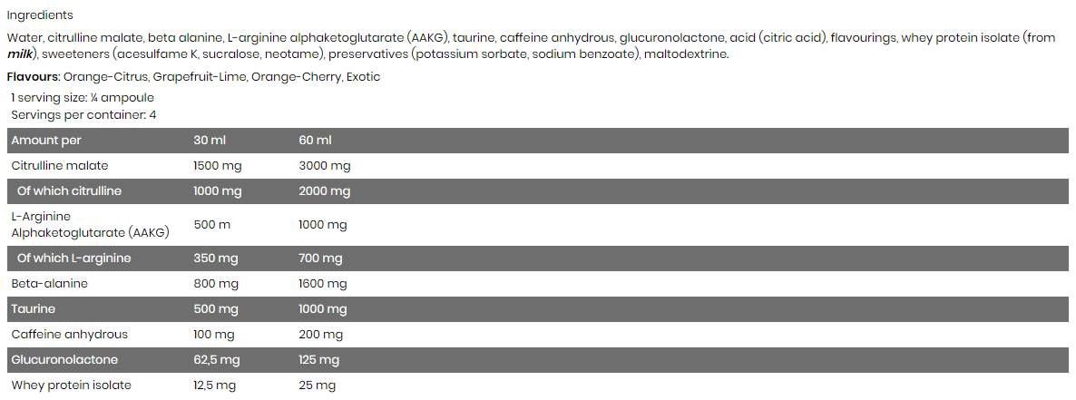 Black Line / Shaaboom Pump Shot - 120 ml - Nutra Best Europe