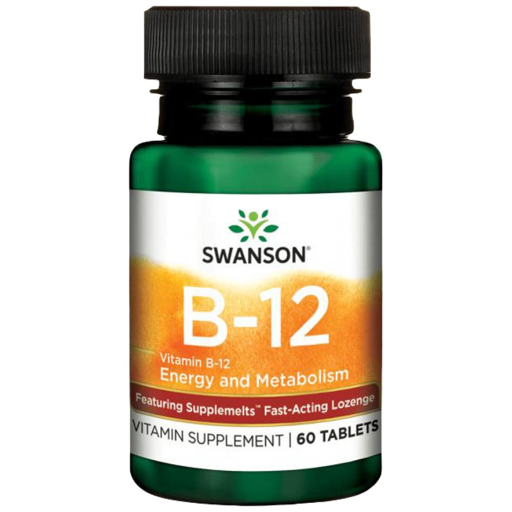 Ultra Vitamin B-12 High Absorption 60 Tablets - Nutra Best Europe