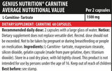 Carnitine - 60 capsules - Nutra Best Europe