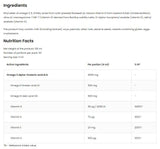 Omega 3-6-9 Liquid + ADEK | Vitamin A + D + E + K 120 ml - Nutra Best Europe