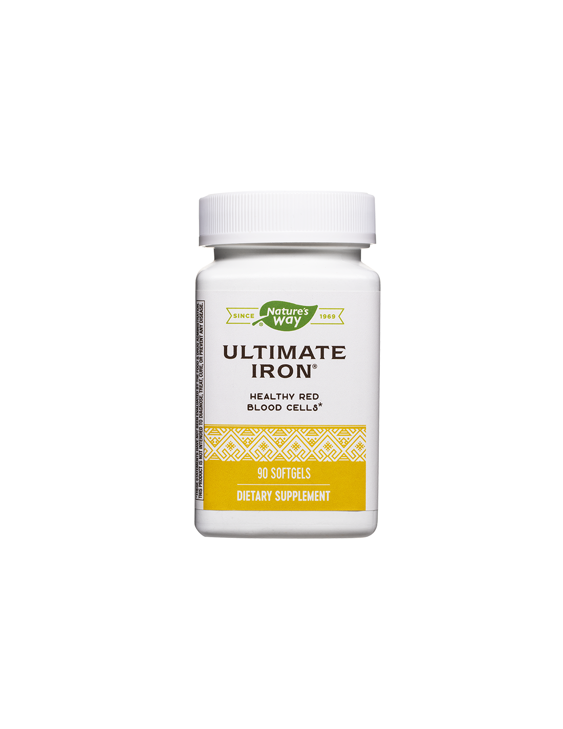 Ultimate Iron – formula vasat, folátot és B12-vitamint (vérszegénység ellen), 90 lágyzselé Nature's Way