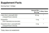 Ultimate Ocular Antioxidant 28 mg - 30 Softgels