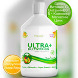Ultra+ - vitaminok + ásványi anyagok + zöld keverék + kollagén /500 ml/