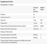 Ultra Omega 3-D D-3 vitaminnal - 180 gél kapszula