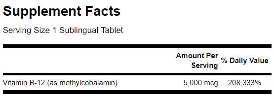 Ultra vitamin B-12 nagy felszívódású 60 tabletta