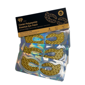 Regenerating mask with caviar, collagen and peptides for the eye area – 3 pieces - Nutra Best Europe