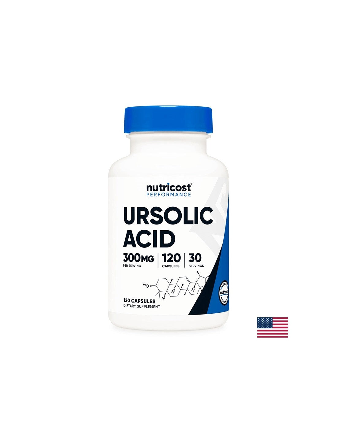 Izomfunkció - Ursolsav (Ursolsav), 120 kapszula <tc>Nutricost</tc>