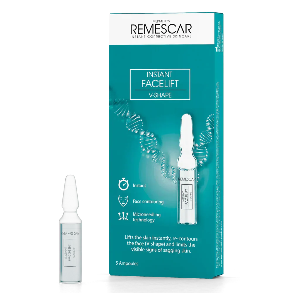 Ampullák az azonnali liftinghez és V alakú arckontúrhoz 5x2ml