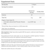 Hemp Seed Oil 1000 mg - 120 Softgels - Nutra Best Europe