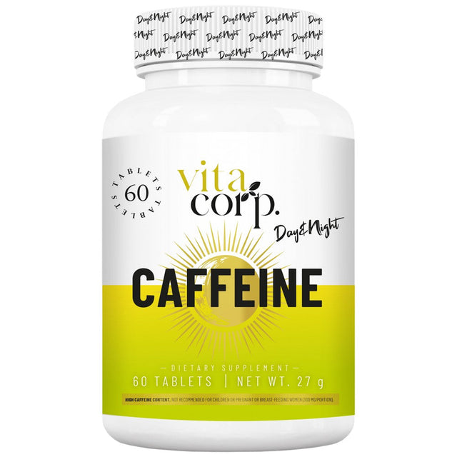 Caffeine Day 300 mg - 60 Tablets - Nutra Best Europe