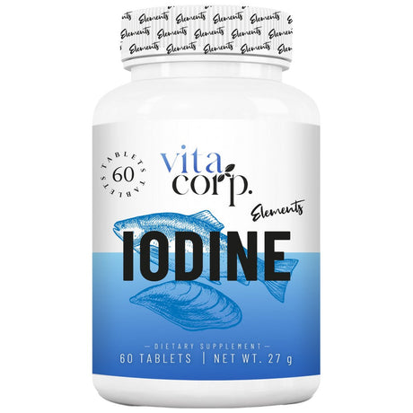 Iodine 100 mcg - 60 Tablets - Nutra Best Europe